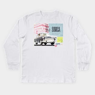 SIMCA ARONDE - advert Kids Long Sleeve T-Shirt